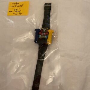 Vintage Robot Watch with Black Strap 1984